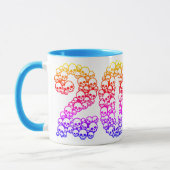 2023 En Mug De Crânes Colorés (Gauche)