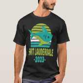 2023 Fort Lauderdale Florida Shark T-shirt (Voorkant)