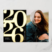 2023 Foto Black Gold Afstuderen Aankondiging (Voorkant)