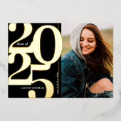 2023 Foto Black Gold Afstuderen Aankondiging (Voorkant)