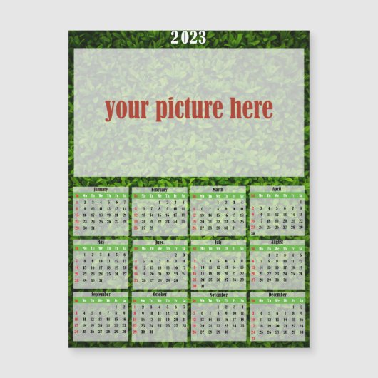 2023 Foto Specialized Fridge Magnet Calendar (Voorkant)