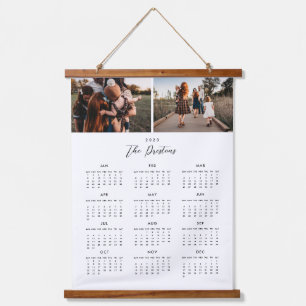 2023 Fotokalender, bewerkbare kleurenwandtapes Hangend Wandkleed