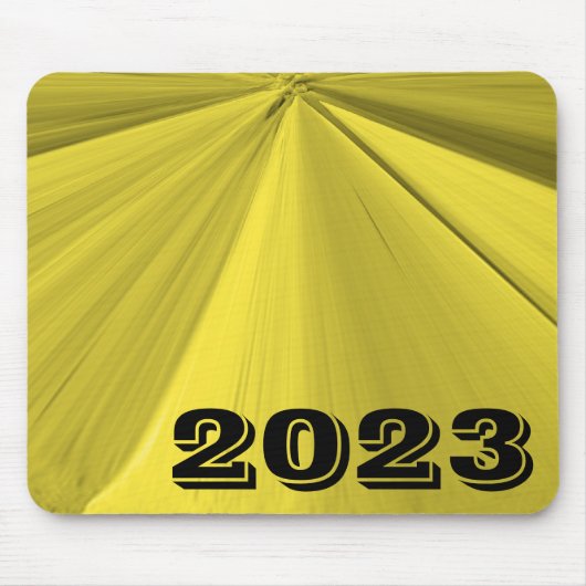 2023 Gold Afstuderen Dag van Janz Mousepad Muismat (Voorkant)