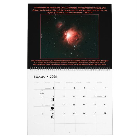 2023 GRAND Psaume 19 Calendrier Société d'Astronom (Feb 2026)
