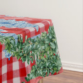 2023 Groene Rode Ginger Jars Gingham Tafelkleed (Voorbeeld)