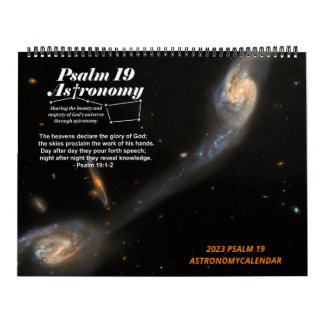 2023 GROTE Psalm 19 Astronomie Society Calendar Kalender