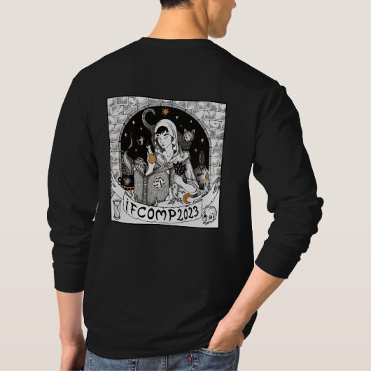 2023 IFComp T-shirt met lange mouwen (Achterkant)