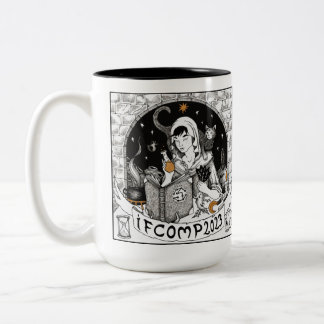 2023 IFComp Two-Tone Grote Koffie Mok