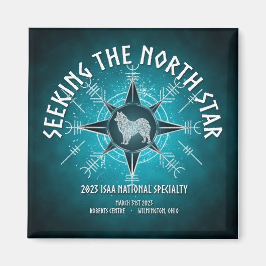 2023 ISAA Specialty Square Magnet Magneet (Voorkant)