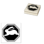 2023 jaar konijn 	rubberstempel (Gestempeld)