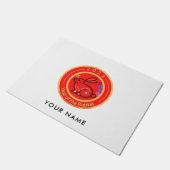 2023 Jaar van het konijnenontwerp Deurmat (Schuin)