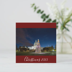 2023 Kerstmis bij de Hoofdstedelijke Boom Feestdagenkaart