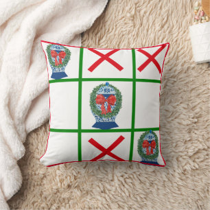 2023 Kerstmis Ginger Jars tic tac toe Kussen