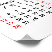 2023 Maak uw eigen aangepaste poster kalender (Hoek)