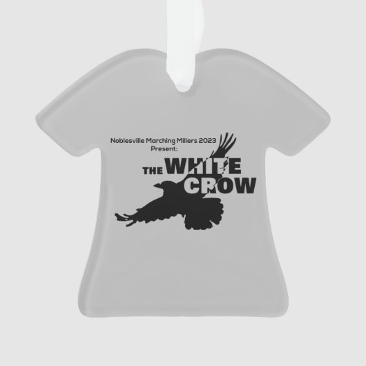2023 Marching Millers - White Crow Ornament (voorkant)