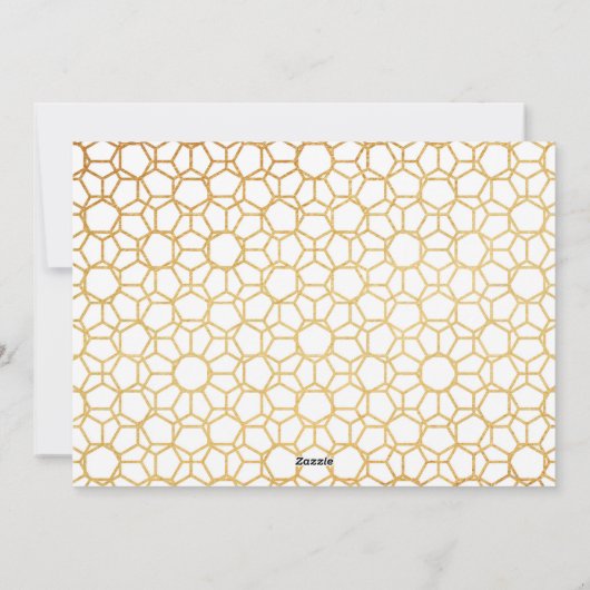 2023 Modern Gold Glitter Script 2 Photo Calendar Feestdagenkaart (Achterkant)