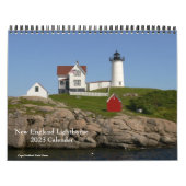 2023 New England Lighthouse-Calendar Calendar Kalender (Hoes)