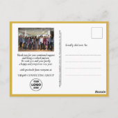 2023 Nieuwjaar Business Photo Festive Pine Bough Briefkaart (Achterkant)