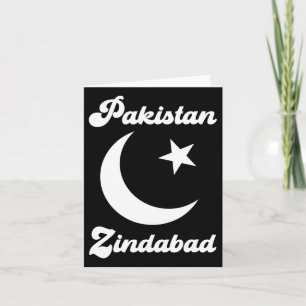 2023 Pakistan Zindabyd Dil Pakistani Heart Flag PR Kaart