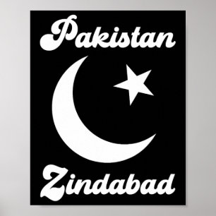 2023 Pakistan Zindabyd Dil Pakistani Heart Flag PR Poster