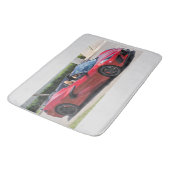 2023 Rood corvette badmatt Badmat (Gekanteld)