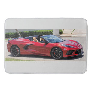 2023 Rood corvette badmatt Badmat