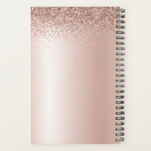 2023 Rose Gold Blush Pink Paillettes Monogramme (Dos)