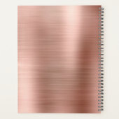 2023 Rose Gold Blush Pink Sparkle Monogram (Dos)