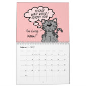 2023 Sarcastic Kitten Humor Kalender (Feb 2027)
