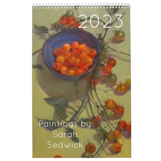 2023: schilderijen van Sarah Sedwick Kalender (Hoes)