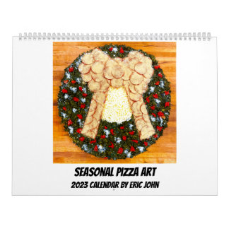 2023 Seizoensgebonden Pizza Art-kalender Kalender