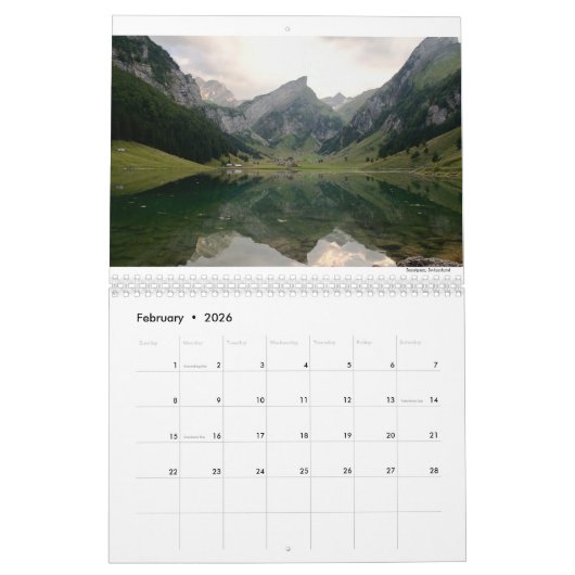 2023 Seth Russell-kalender voor fotografie Kalender (Feb 2026)