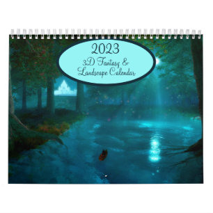 2023 SilverWebForge Fantasy en Landscape Calendar Kalender