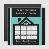 2023 Tijdelijk Huis Gepersonaliseerd Magnet (Voorkant / Achterkant)