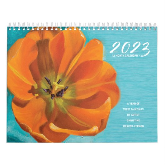 2023 Tulpventilatorkalender Kalender (Hoes)