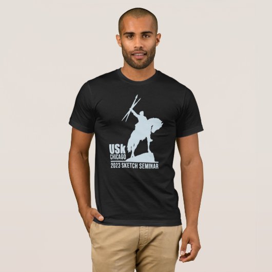 2023 USk Chicago Sketch Seminar T-shirt (Voorkant volledig)