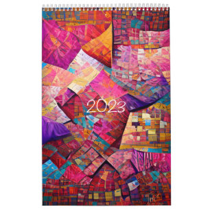 2023 Waiola Quilting OnePage MediumCalendar, White Kalender