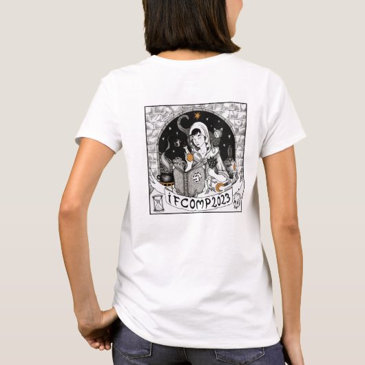 2023 Wit T-shirt (Achterkant)