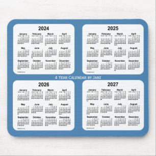 2024-2027 Steel Blue 4 Year Agenda van Janz Muismat