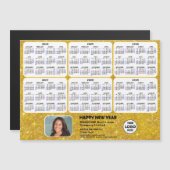 2024 - 2029 Calendar Corporate Logo Gold Magnetic (Voorkant / Achterkant)