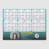 2024 - 2029 Calendar Corporate Logo Green Magnetic (Voorkant)