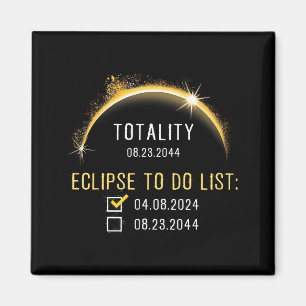 2024 2044 Totale Zonsverduistering Checklist Total Magneet