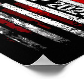 2024 45 47  Amerikaanse vlag Retro 4547 Poster (Hoek)