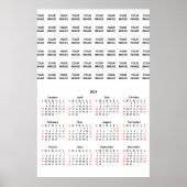 2024 Aangepast Creëer Uw eigen kalender-Poster Poster (Voorkant)