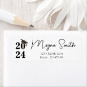 2024 Afstuderen Adres, klasse van 2024 Etiket (Insitu)