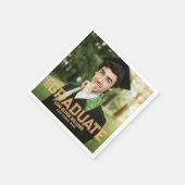 2024 Afstuderen gepersonaliseerde foto Afstudeerde Servet (Hoek)