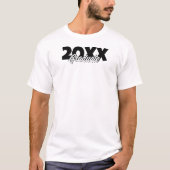 2024 Afstuderen Zwart-wit T-shirt (Voorkant)