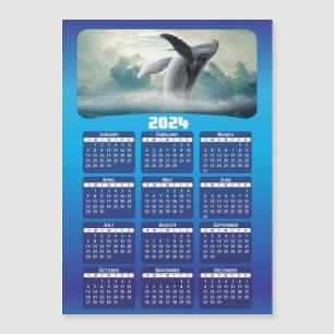 2024 - Ajouter Votre Photo - Calendrier Magnet Pho