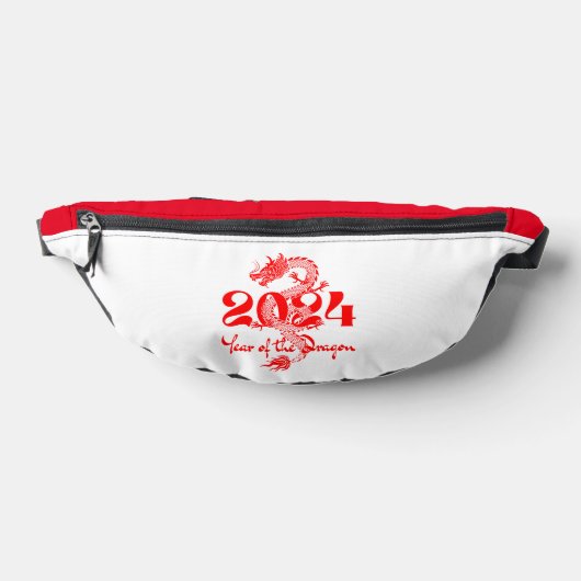2024 Année Du Dragon Blanc Rouge (Poser)
