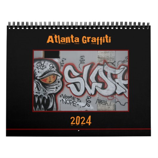 2024 Atlanta Graffiti Kalender (Hoes)